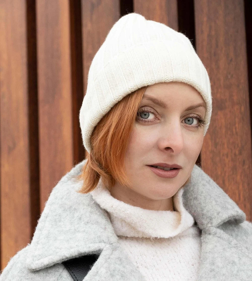 Шапка связанная индивидуально для вас